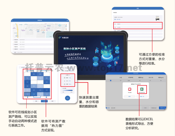 育種小區(qū)測(cè)產(chǎn)系統(tǒng)軟件界面